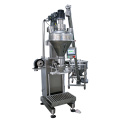 Máquina de relleno de polvo de proteína de especias de barril de sinfín semi automática